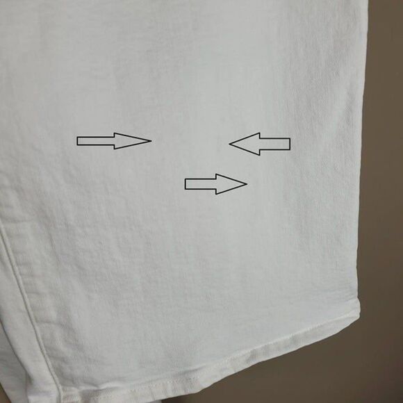 Madewell Size 33T The Tall Perfect Vintage Wide-Leg Crop Jean High Rise White - Picture 10 of 12